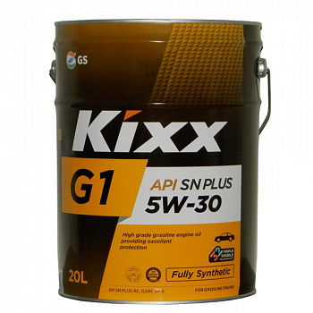 Моторное масло Kixx G1 SN Plus 5W-30 20л (L2101P20E1)