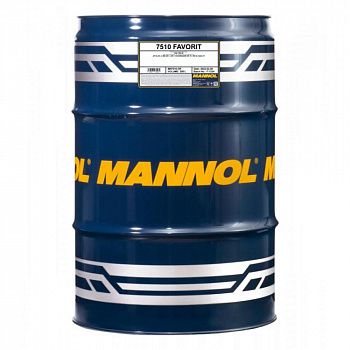 Моторное масло Mannol 7510 FAVORIT 15W-50 60л (1137)